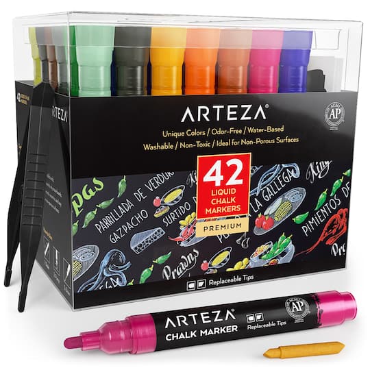 Arteza® 42 Liquid Chalk Markers Set